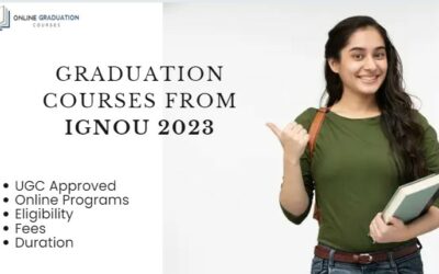 Graduation Courses from IGNOU 2023: UGC Approved Online Programs, Eligibility, Fees, and Duration