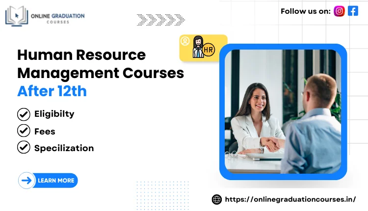 human resource management courses after 12th