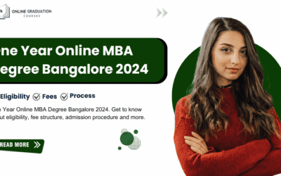 One Year Online MBA Degree Bangalore 2024