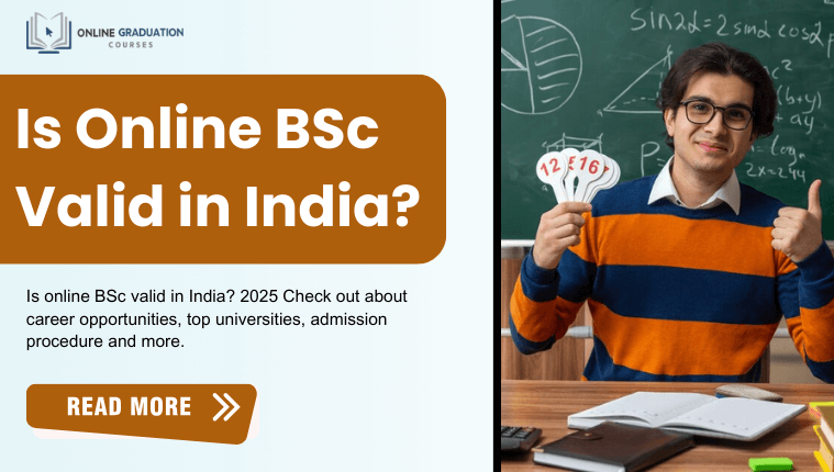 Is Online BSc Valid in India