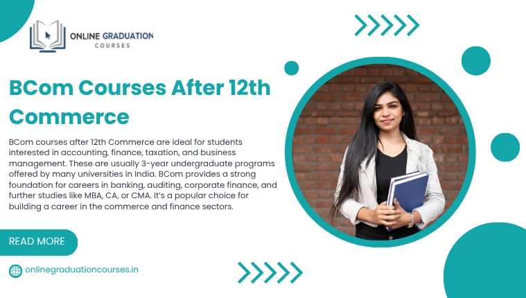 BCom Courses After 12th Commerce