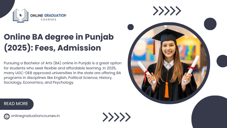 online BA degree in punjab